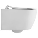 Hanging toilet SENTIMENTI Rimless with Slim Slow close lid
