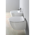 Rippuv WC-pott SENTIMENTI Rimless Slim Slow close kaanega