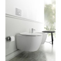 Rippuv WC-pott SENTIMENTI Rimless Slim Slow close kaanega
