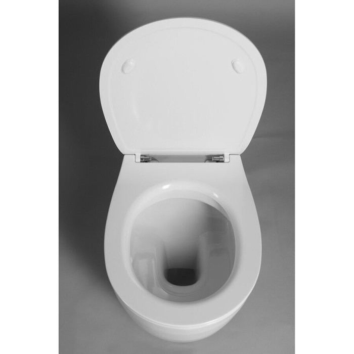 Hanging toilet SENTIMENTI Rimless with Slim Slow close lid