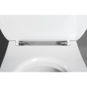 Hanging toilet SENTIMENTI Rimless with Slim Slow close lid
