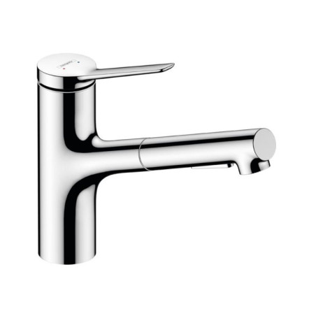 Kitchen (sink) faucet with pull-out hose HANSGROHE Zesis M33, chrome, 74800000