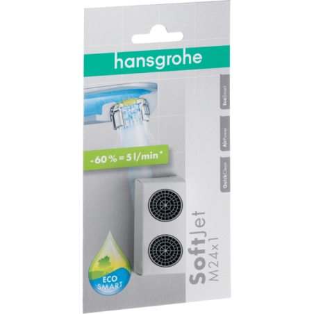Aerator set HANSGROHE M24x1 EcoSmart 5 l/min (2 pcs.), 13182000