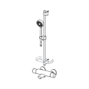 Thermostatic bath mixer with shower set ORAS Nova, chrome, 7414U