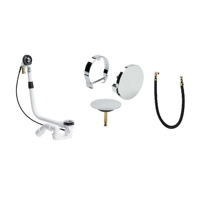 Extended siphon function for VIEGA Multiplex Trio bathtub with bathtub filling