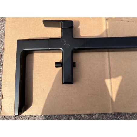 Floor-mounted black matte bath mixer (discounted)
