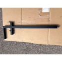 Floor-mounted black matte bath mixer (discounted)