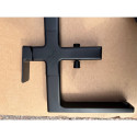 Floor-mounted black matte bath mixer (discounted)