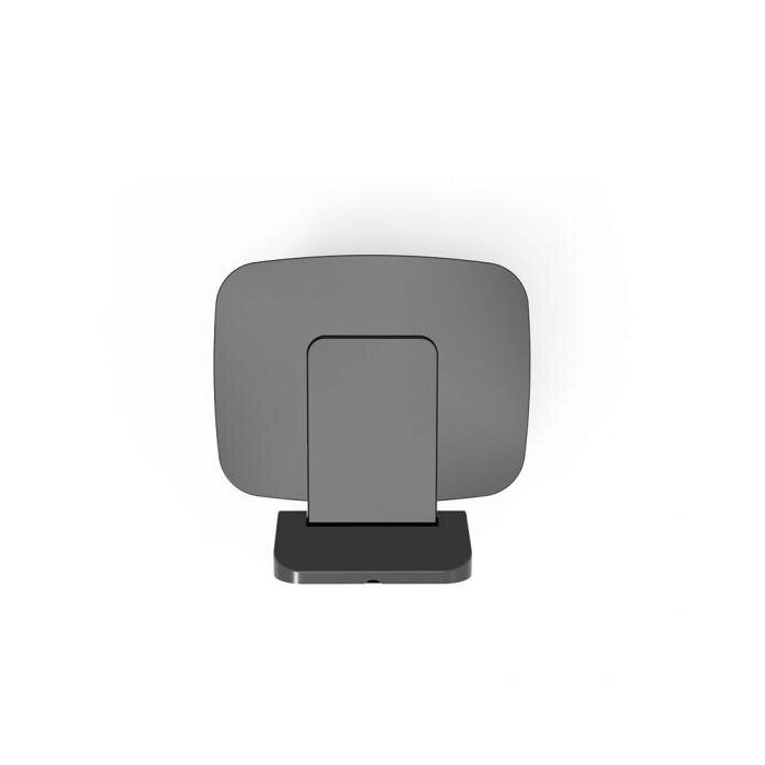Подвесное, складное душевое сиденье MEPA slim с медленно опускающейся крышкой, черное
