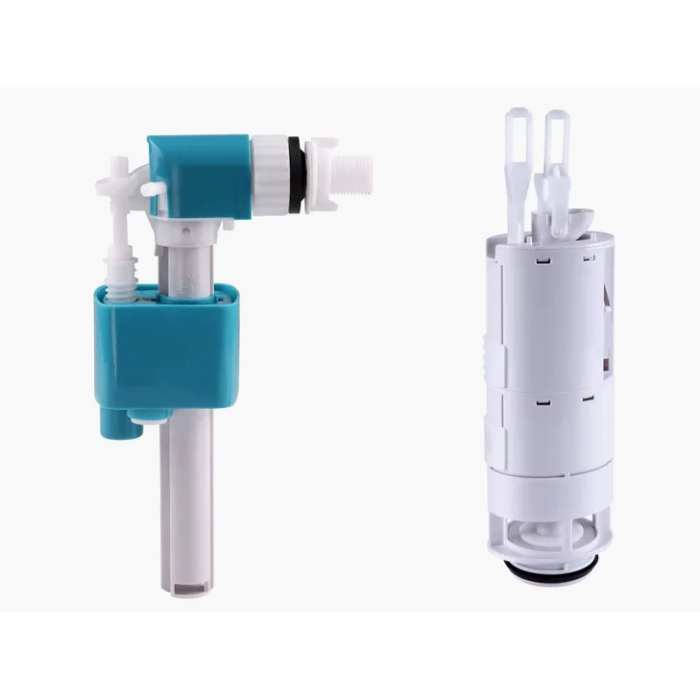Potinkinis WC komplektid MEPA (6 in 1), 8 cm raam, Compact, must nupp