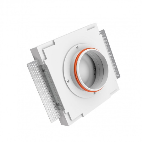 Приточный диффузор ERGOVENT Квадро 125 мм, с заслонкой