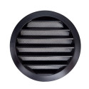 Ventilatsiooni välisrestid ALNOR 200, mustad