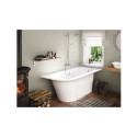 PAA Vario L stone mass bathtub, white, 750 x 1680 mm, A