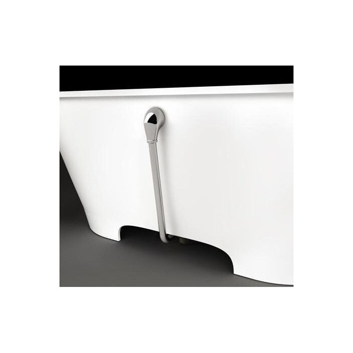 PAA Vario M bathtub siphon from Vario L, chrome-plated