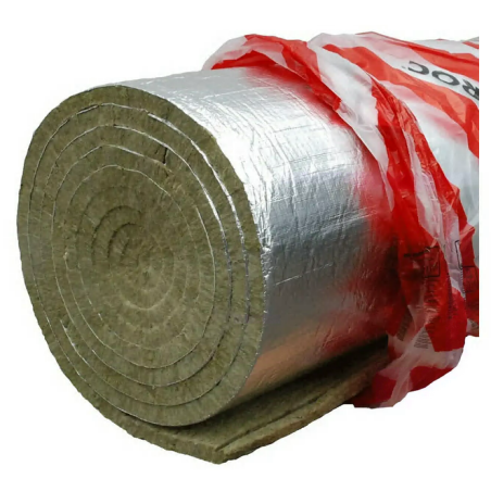 Demblis with AL foil Hvac Lamella Mat AluCoat PAROC 100 mm