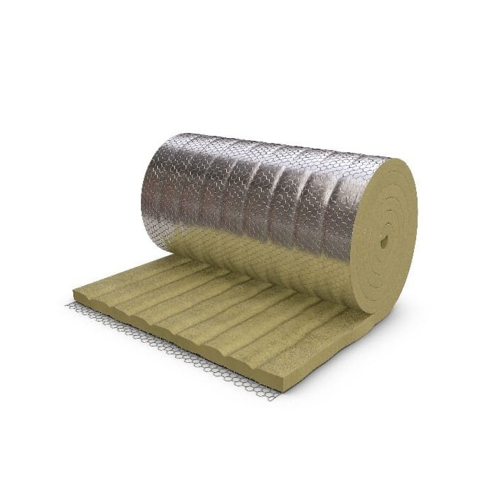Пожарный демпфер с AL фольгой Pro Wired Mat 660 AL1 PAROC 30 мм