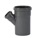 WAVIN Optima 75 x 50/45° internal sewage tee, gray