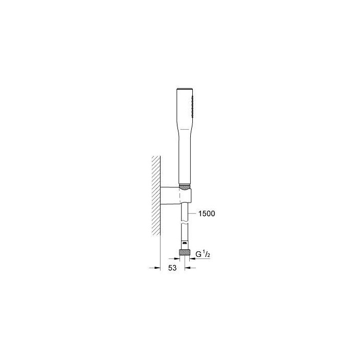 Набор душевой лейки GROHE Euphoria Cosmopolitan Stick, 27369000