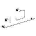 GROHE Essentials Cube accessory set City toilet 3 in 1, 40777001