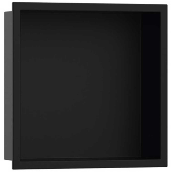 Recessed niche HANSGROHE XtraStoris Original 300 x 300 x 100, black-matt, 56061670