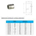 One-piece stainless steel 3/4"" exterior