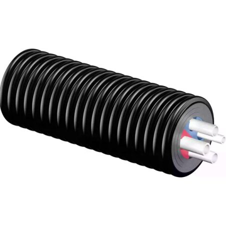 Четырехслойная изолированная труба UPONOR Ecoflex Quattro 2 x 32 x 2.9 - 25 x 3.5 - 20 x 2.8 / 175