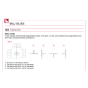 Triangular ball valve T-shaped ITAP 3/4"" w/v/v, long handle