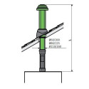 Камино комплект для вертикального подключения (через крышу) BOSCH C33x, Ø80/125