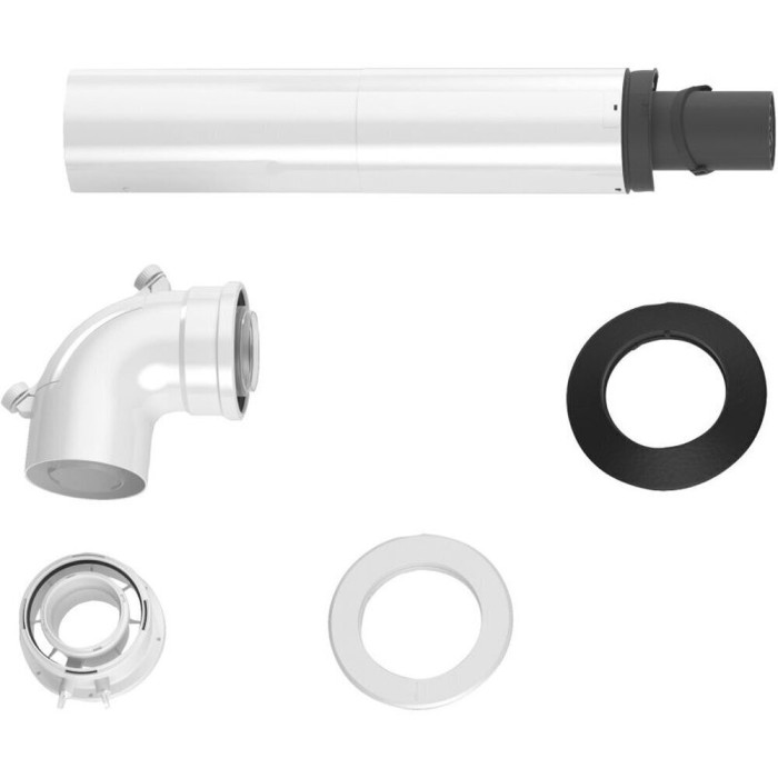 Kamino kits horisontaalseks ühendamiseks (seina kaudu) BOSCH C13x, Ø60/100 - pikkus 1000 mm