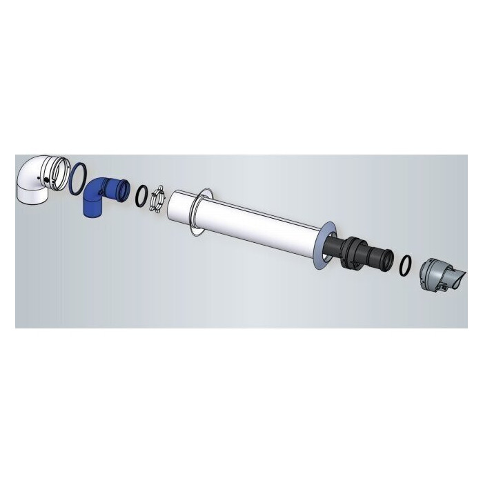Kamino horisontaalse ühenduse jaoks VIESSMANN Ø60/100, 7783214