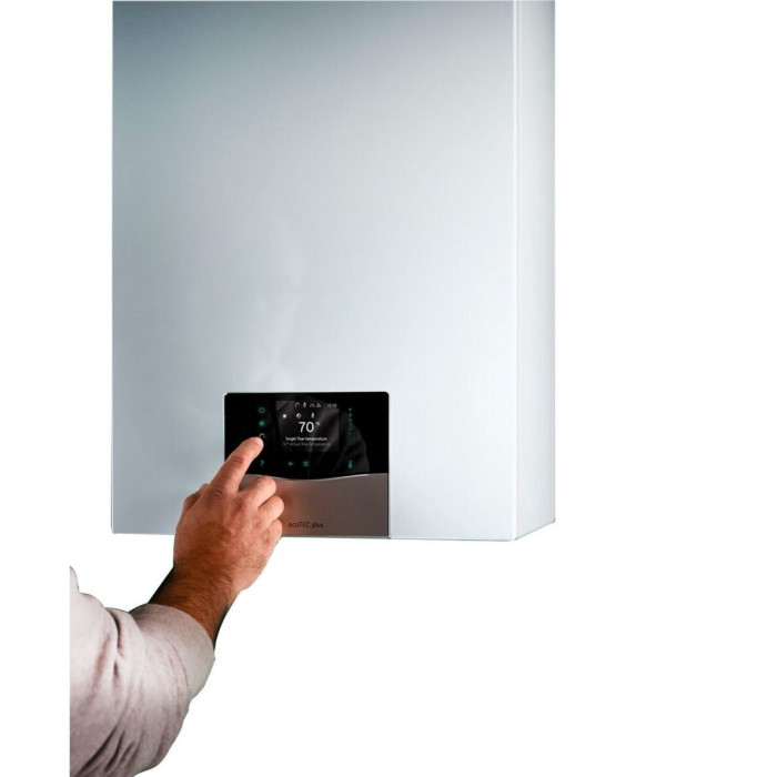 Газовый конденсационный котел VAILLANT ecoTEC plus 2,9-10,9 кВт VU 10CS/1-5 с возможностью подключения накопительного водонагрев
