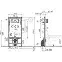 Alcadrian concealed (WC) frame sets (4 in 1)