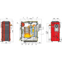 Solid fuel boiler KALVIS K-2-20N