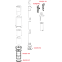Механизм слива воды для подводного каркаса Slim 8,3 см ALCADRAIN A09B