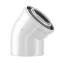 Kamino (pipe) double elbow BOSCH Ø 80/125 mm / 45°