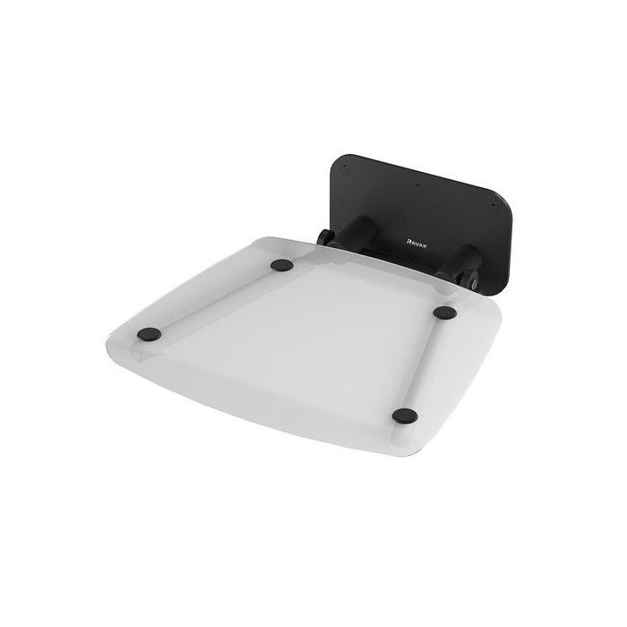RAVAK Ovo-B II Clear seat (clear) / black (black)