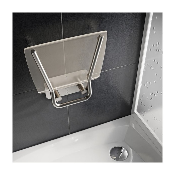 RAVAK Ovo-B II Clear seat (clear) / black (black)