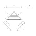 Nurgarakk RAVAK Slim C, satin-kroom, X07P578