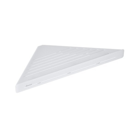 Corner shelf RAVAK Slim C, white-white, X07P652