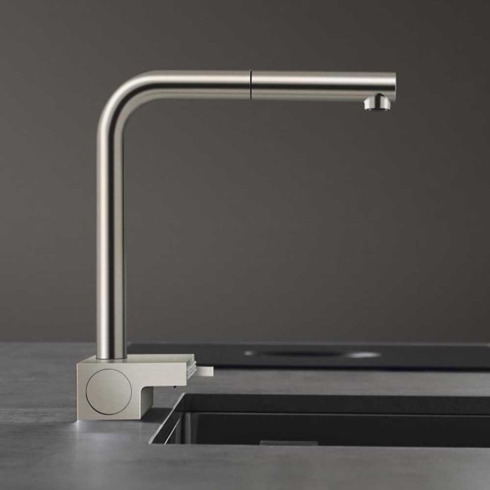 Köögisegisti väljatõmmatava voolikuga HANSGROHE Aquno Select M81, 73830800