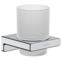 Holder with glass HANSGROHE AddStoris, 41749000