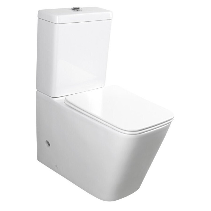 Paigaldatav WC SAPHO Porto Rimless koos SLIM aeglaselt sulguva kaanega