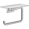 Держатель для туалетной бумаги с полочкой HANSGROHE AddStoris 41772000, хром