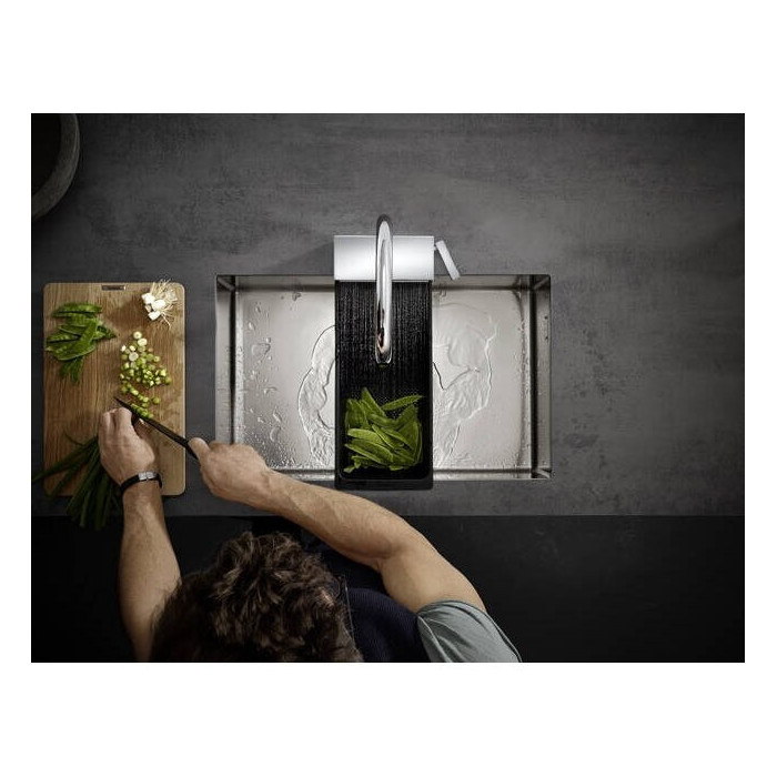 Сифон HANSGROHE, черный матовый, 40963000