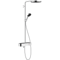 Thermostatic rain shower system with spout for bathtub HANSGROHE Pulsify S 260 1 jet, 24230000