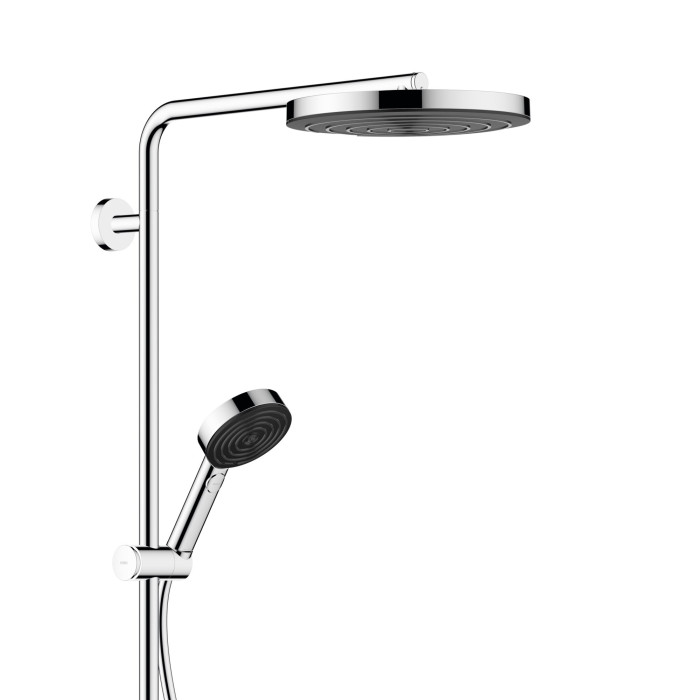 Термостатическая система дождевого душа с изливом для ванны HANSGROHE Pulsify S 260 1 jet, 24230000