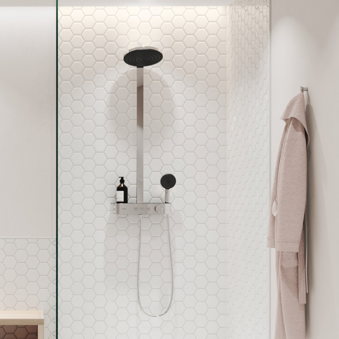 Dušisüsteem termostaadiga HANSGROHE Pulsify S, 24241000