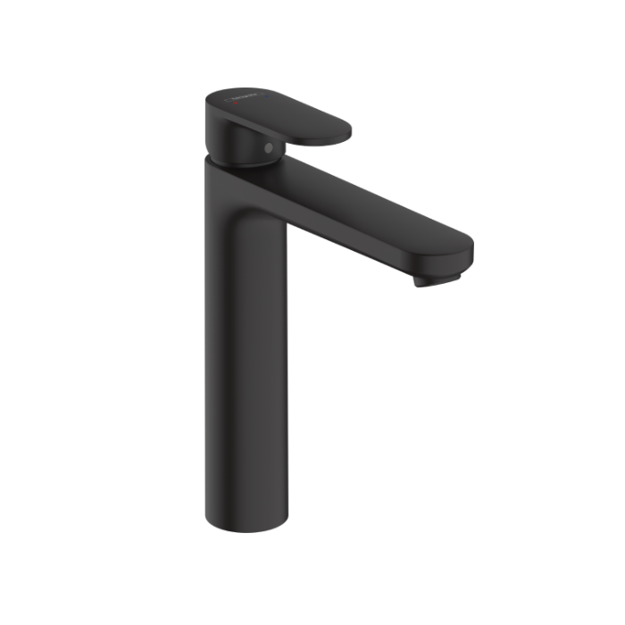 Смеситель для раковины HANSGROHE Vernis Blend 190, черный матовый, 71582670