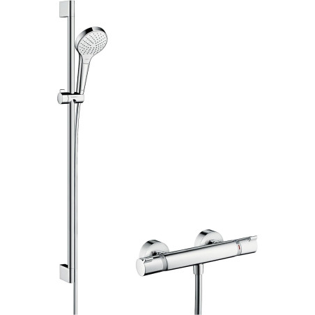 Thermostatic shower mixer with 95.9 cm shower stand HANSGROHE Croma Select S, 27014400