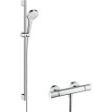 Термостатический смеситель для душа с душевым стойком 95,9 см HANSGROHE Croma Select S, 27014400